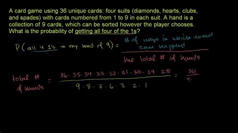 combinatorics khan academy|Example: Combinatorics and probability (video) .